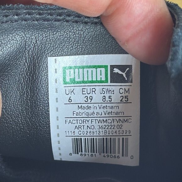 (B2) PUMA Suede Gold Platform Sneakers for Women, Size 8.5 - Picture 15 of 16